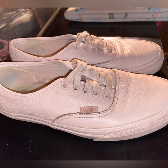 Vans Authentic Pink Leather shoes - Picture 3 of 4
